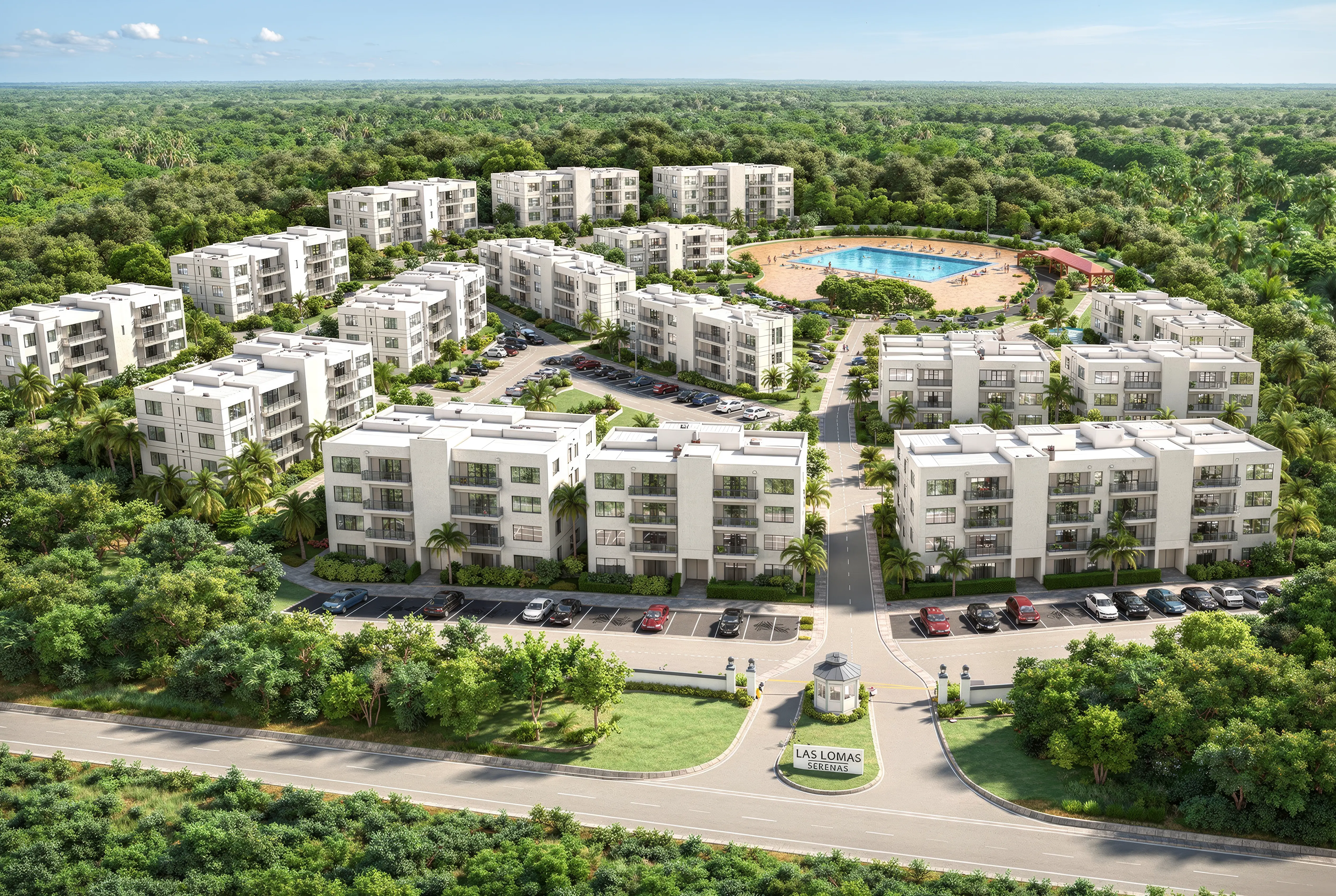 Las Lomas Serenas Aerial View